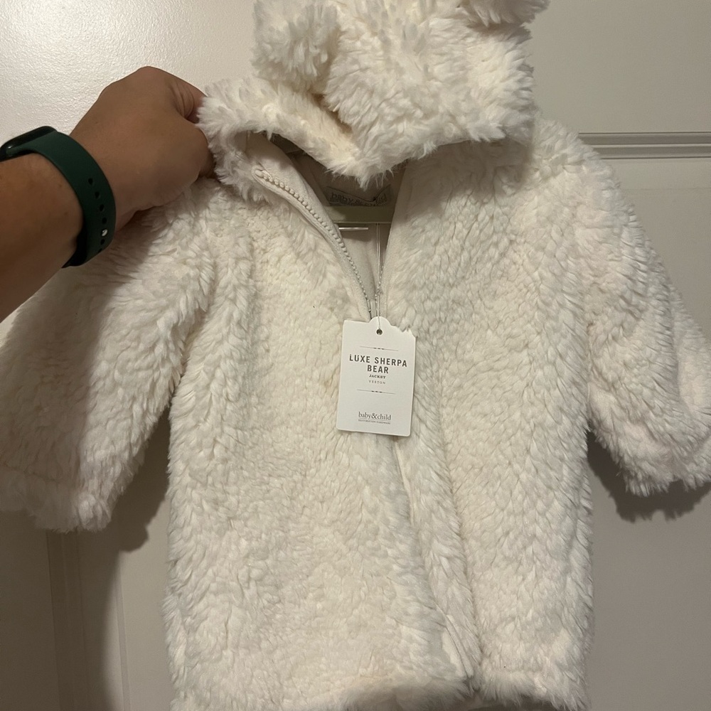 Restoration Hardware Sherpa baby jacket